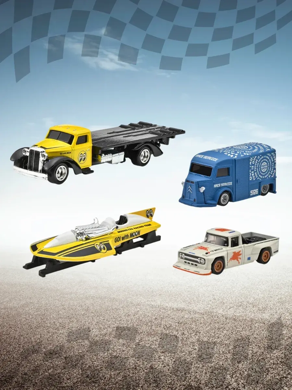 Набор машин Хот Вилс Премиум GMH39 HRT51