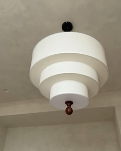 Люстры из текстиля в ретро стиле 🤍