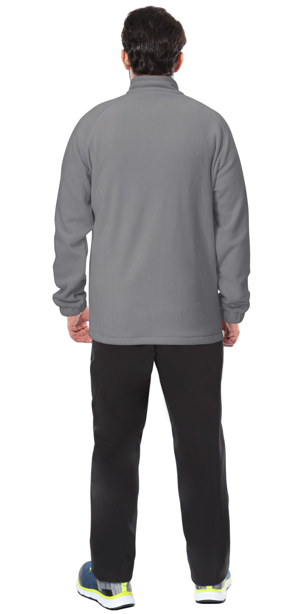 Куртка флисовая серая