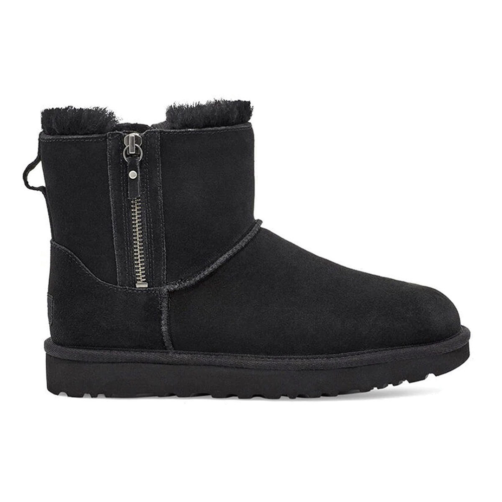 Сапоги UGG CLASSIC MINI Double Zip, 1118853-BLK