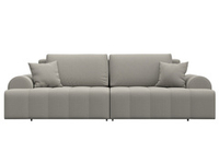 Диван прямой Лига-080, рогожка Амур 02 бежевый, Рогожка, 131109