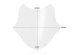 WRS Ветровое стекло Touring BMW R 1200 RT / R 1250 RT прозрачное BM078T