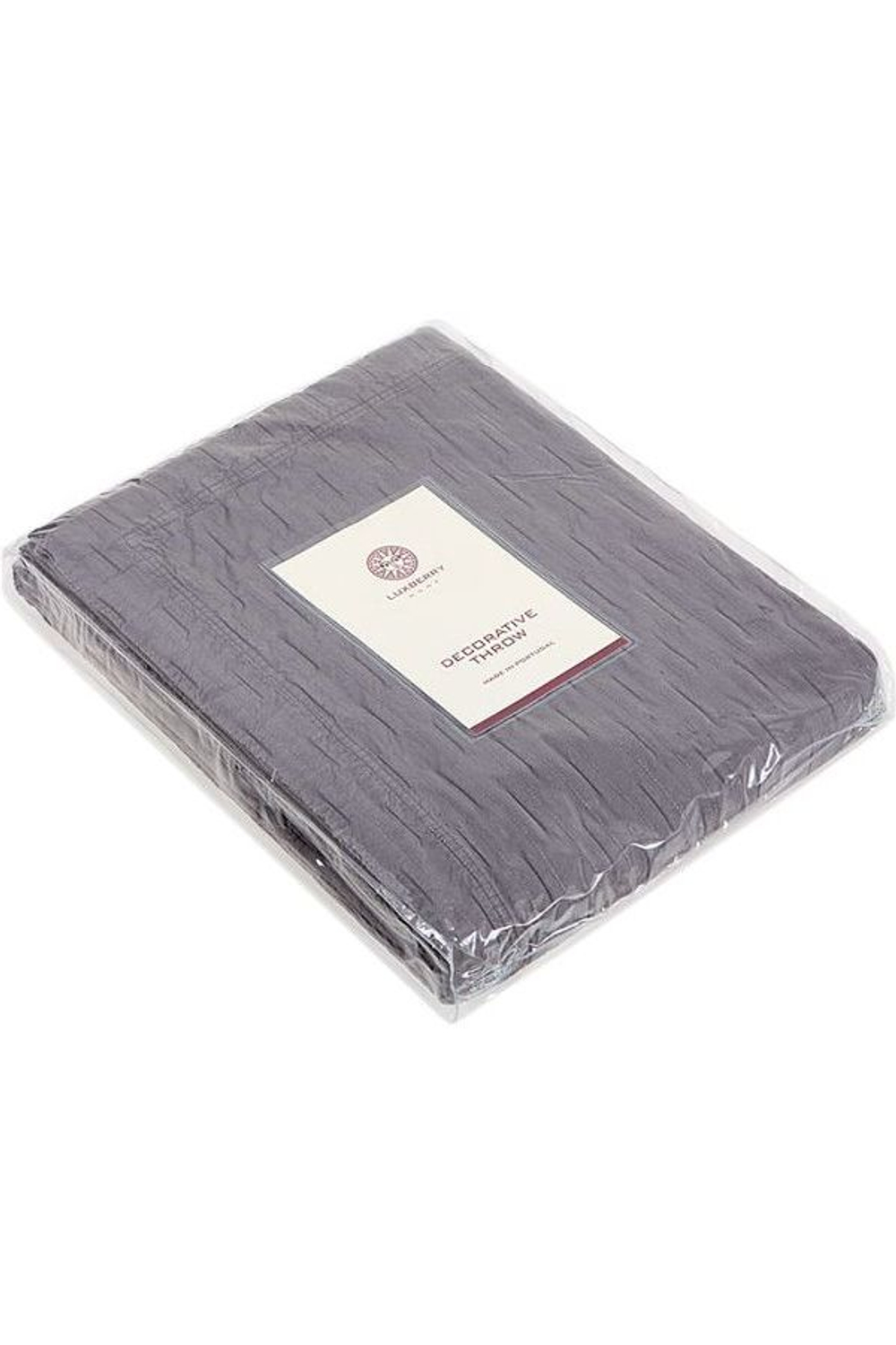 Покрывало 150x220 Luxberry Silver Rain серый Португалия упаковка