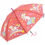 Зонт детский полуавтомат «Ultramarine - Единорожек на луне», 8 спиц, d-85см, длина в слож. виде 68см ●