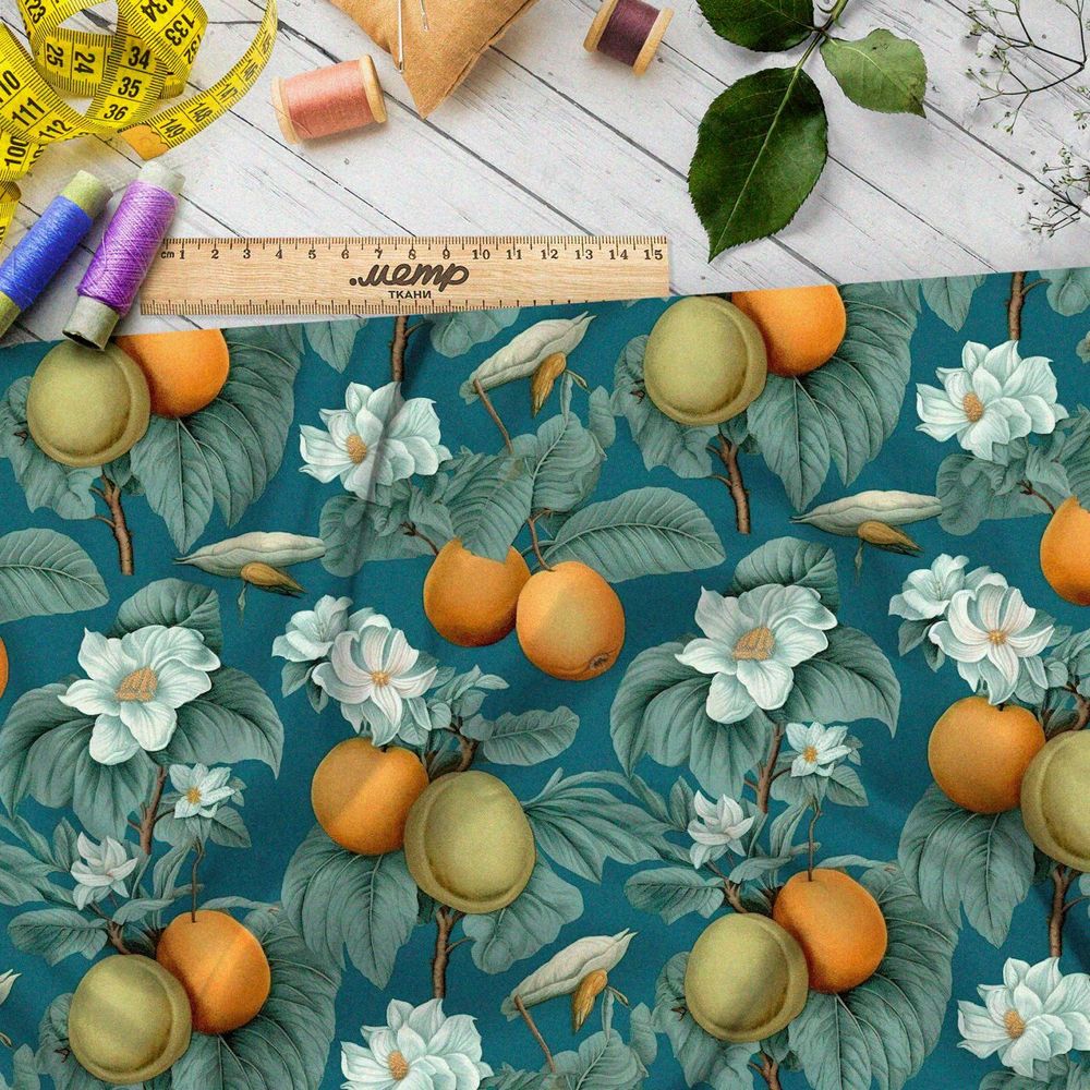 Ткань премиум Оксфорд 600D фруктовый сад