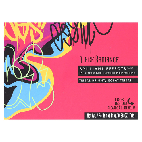 Black Radiance, Brilliant Effects, палитра теней для век, Tribal Bright, 11 г (0,38 унции)