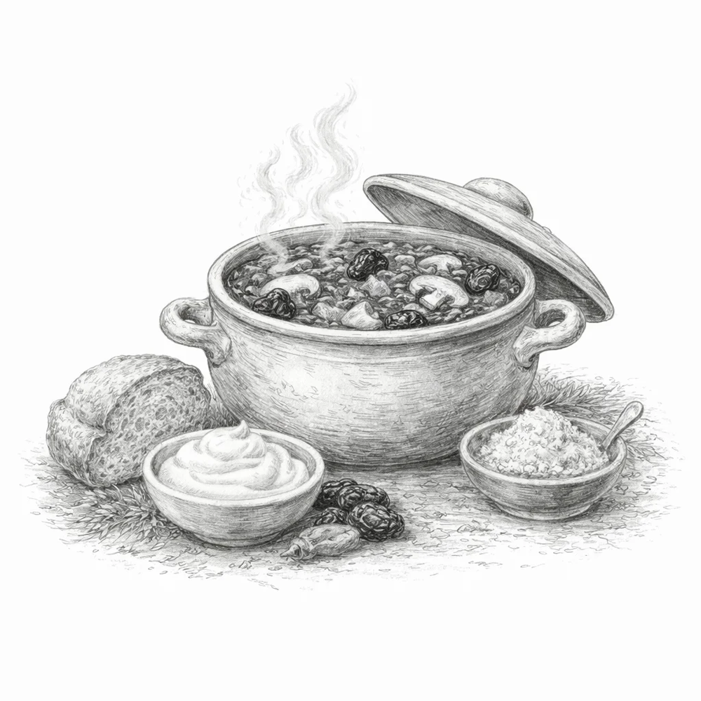 Борщ домашний