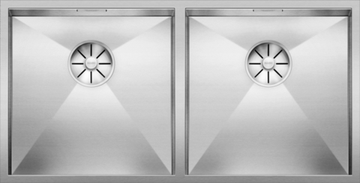 Кухонная мойка Blanco Zerox 400/400-IF/N нержавеющая сталь зеркальная полировка