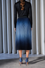 4819 Юбка женская (сине-голубой)