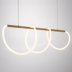 637093 Люстра CORINTO 45W LED 3170LM ЗОЛОТО 3000K IP20