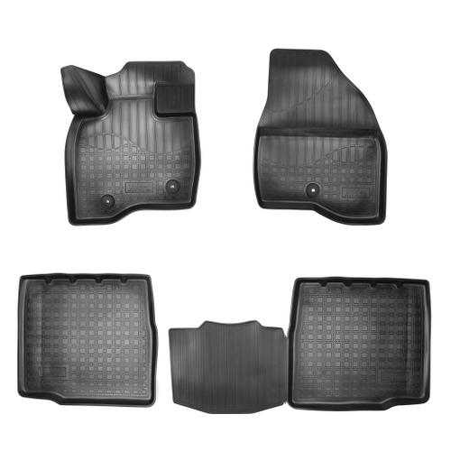 Ковры в салон Norplast/Unidec для Ford Explorer в кузове U502 (2017-)Полиуретан,5 мест арт.NPA11-C22-185