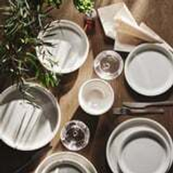 IKEA DAGGASTER (ИКЕА) Набор из 4 штук. Миска, горошек/светло-бежевый, 14 см