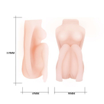 Телесный мастурбатор в виде миниатюрной девушки