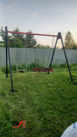 Монтаж уличных качелей Sv Sport