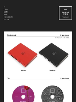 Альбом VIXX - Eau De Vixx 3rd Album RANDOM Version