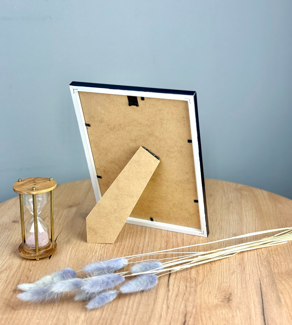 Фоторамка 15х21 см, синяя, без фактуры, арт. 1521.135152