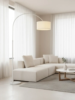 Торшер напольный с абажуром