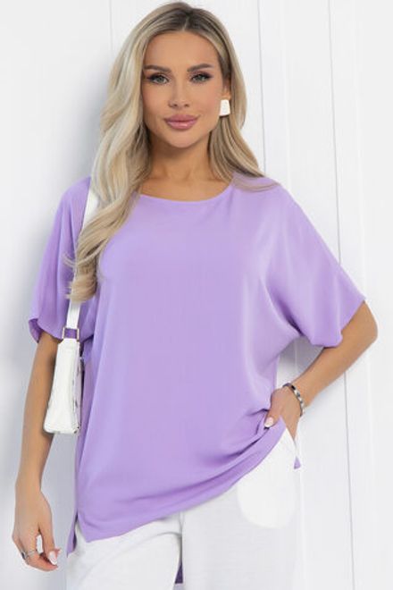 Блуза Морган НЬЮ (сиреневая) Б12978-16М LT Collection