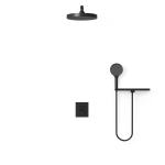 Душевой комплект Vincea Inspire VSFW-3I21T2RMB встраиваемый, термостатический, 2 режима, черный