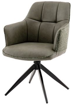 Стул обеденный Naya зеленый экокожа букле