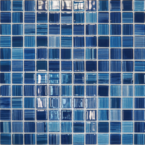 Elada Mosaic. Мозаика JSM-CH1025 (300*300*4мм) лазурная полосатая