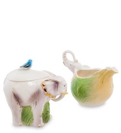 FM-74/ 2 Набор сахарница и молочник «Слоны» (Pavone)