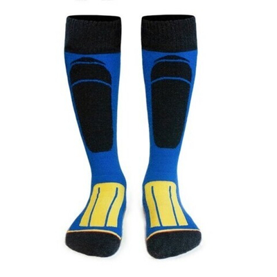 Носки WSS черн./голуб./желт.