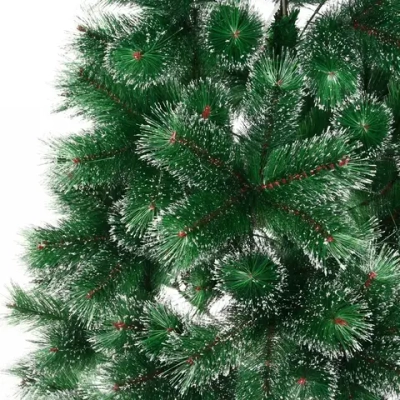 Ёлка «Созвездие» 210 см, леска серебряный иней (380 веток)