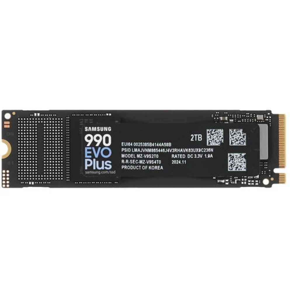 SSD диск Samsung SSD 2Tb 990 EVO Plus M.2 MZ-V9S2T0BW NVMe 2.0, PCIe 4.0 x4, V-NAND TLC