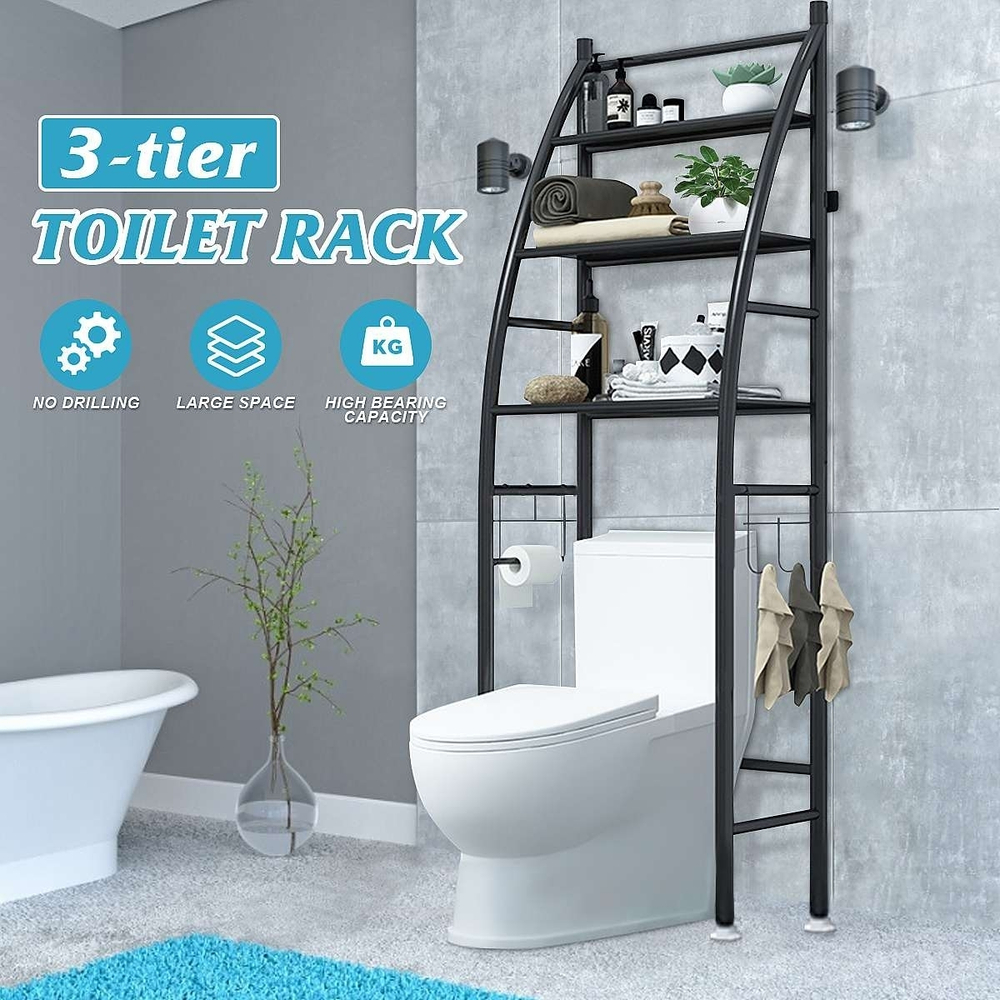 Стеллаж, этажерка, напольная полка над стиральной машиной и унитазом "Sailboat Washing machine rack / Toilet rack"