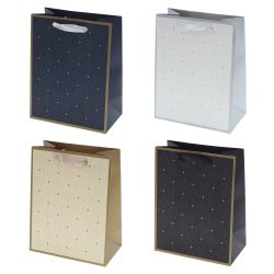 GAEM Пакет подарочный S (бумага 230г/м2, блок микс 12шт), L18 W10 H23 см, 4в.