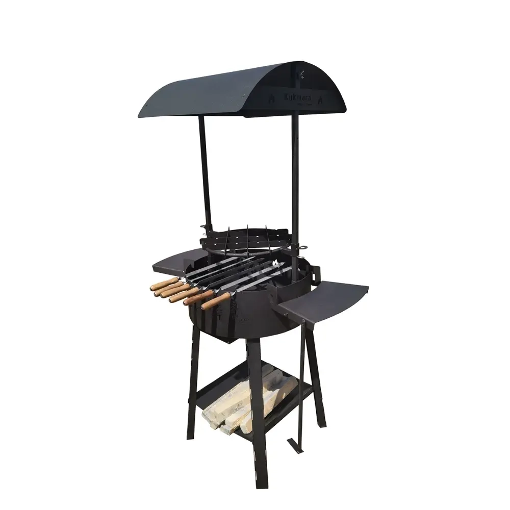 Печь садовая с вертелом ТМ Kukmara