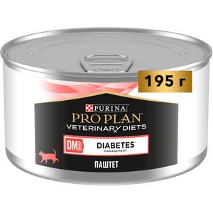 Влажный корм для кошек Pro Plan Veterinary Diets DM при диабете, 195гр