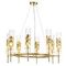 Подвесная люстра Crystal Lux Primavera SP8 Gold