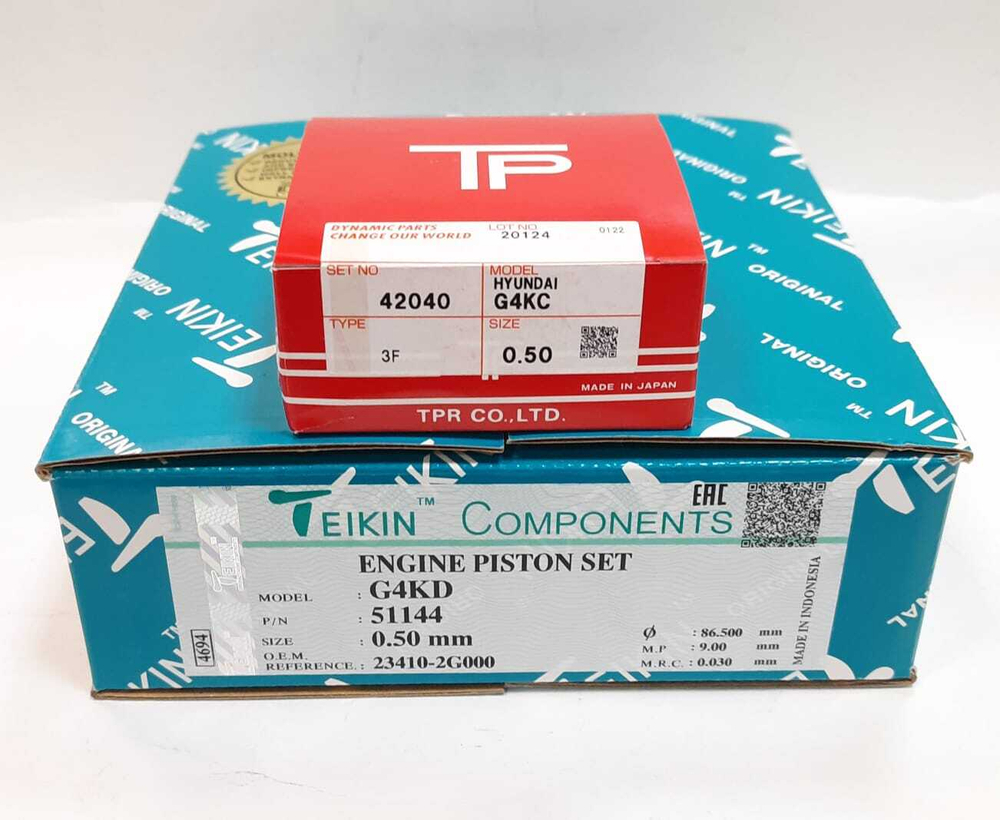 Поршни Teikin с кольцами TP +0.50 G4KD