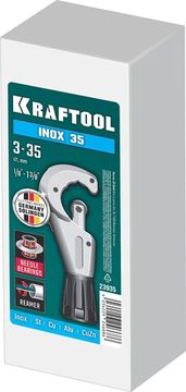 KRAFTOOL INOX-35, 3 - 35 мм, на подшипниках, труборез для Нержавеющей стали (23935)
