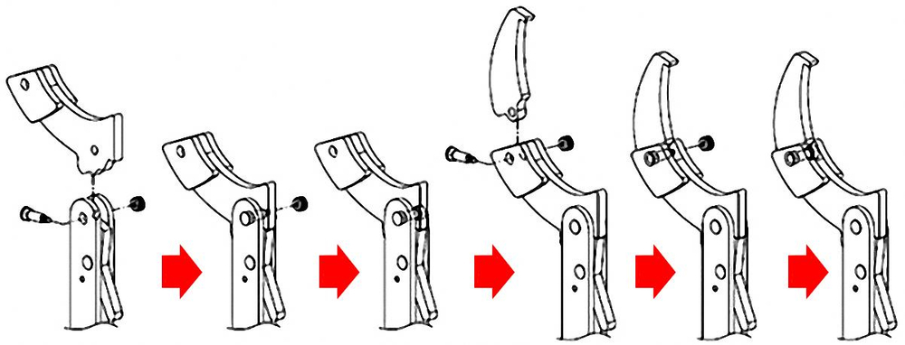 KA-5293 Ключ для шлицевых гаек, набор 11 предметов