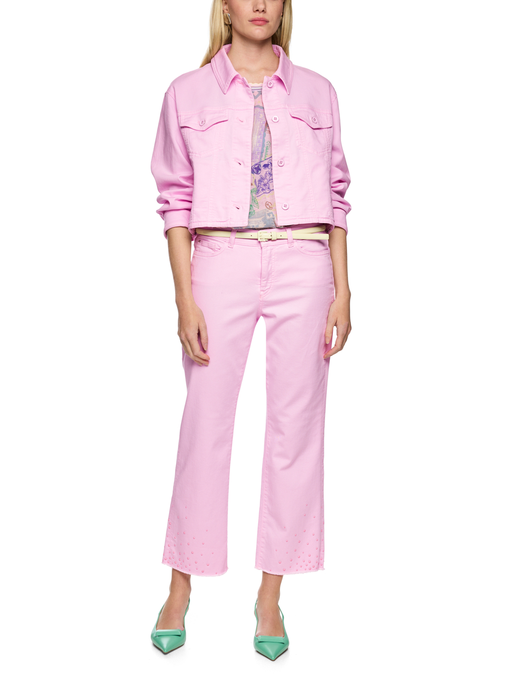 Джинсовая куртка из хлопка