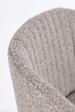 Кресло полубарное мягкое Garden Relax Queen, черный, норковый