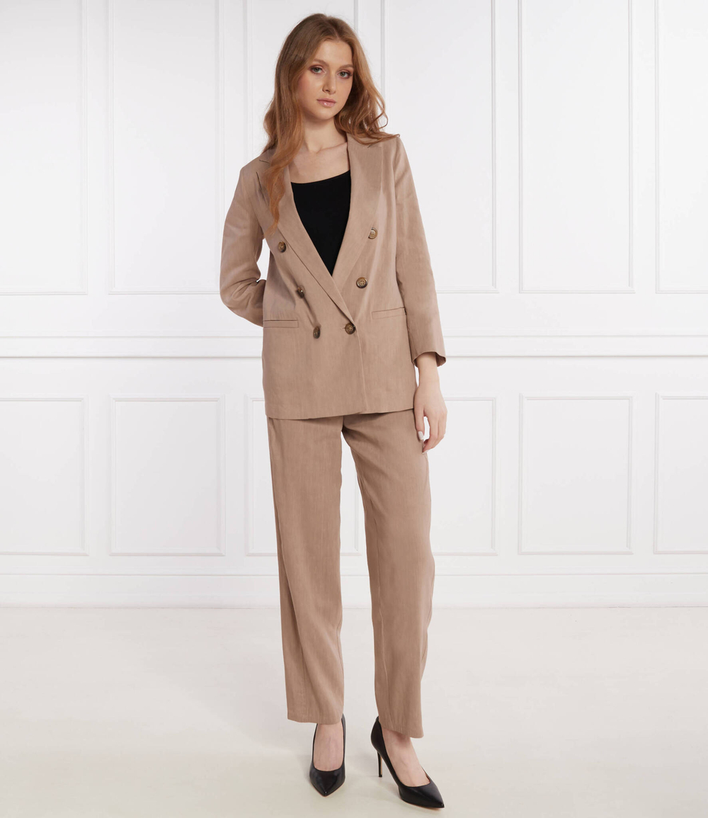 Льняное брюки ESORDIO Marella SPORT - бежевый(13131055)