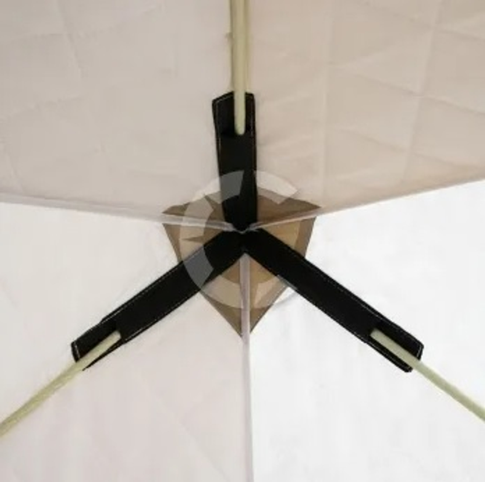 Палатка зимняя куб СЛЕДОПЫТ "PREMIUM" трехслойная 2,1х2,1 м