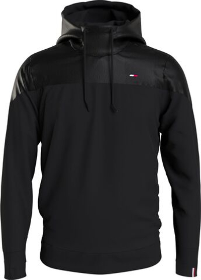 Мужская теннисная кофта Tommy Hilfiger Seasonal Hoody - black