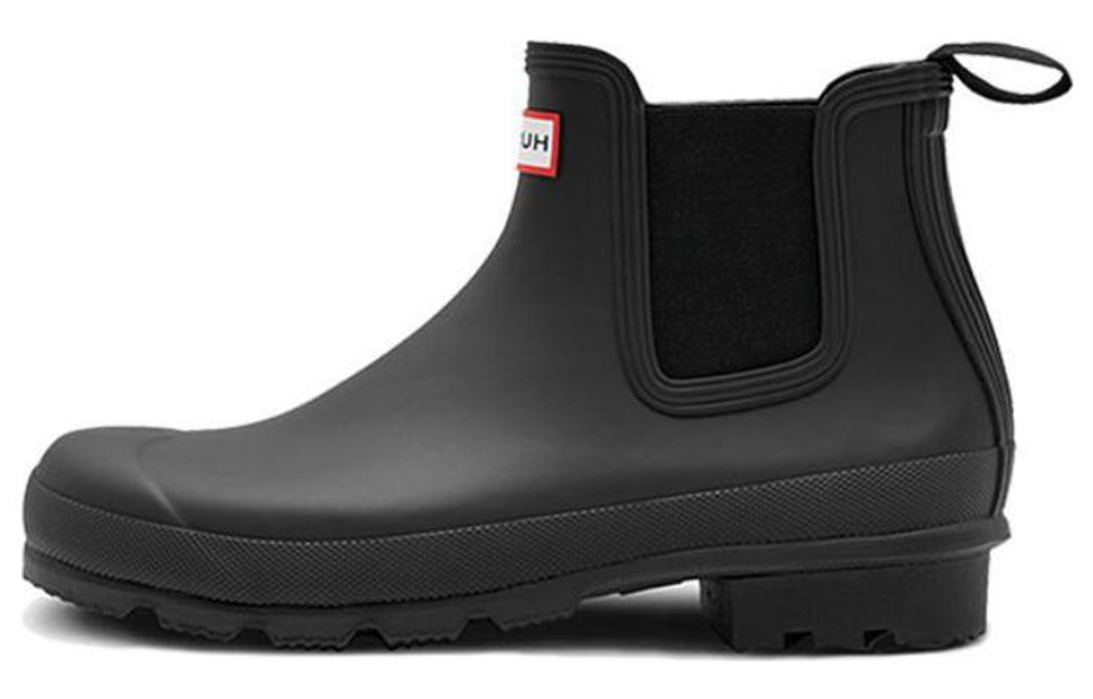 HUNTER Breathable, Waterproof, And Abrasion Resistant Rain Boots Men"s Black