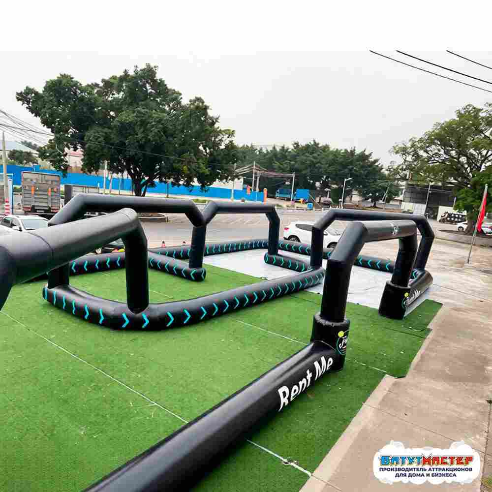 Надувная трасса «Профи-трек» для электромобилей, 20×10×3 м