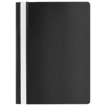 Скоросшиватель пластиковый А4, 100/120 мкм, черный (STAFF)