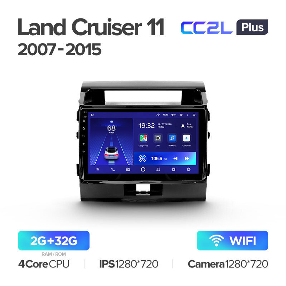 Teyes CC2L Plus 10.2" для Toyota Land Cruiser 200 2007-2015