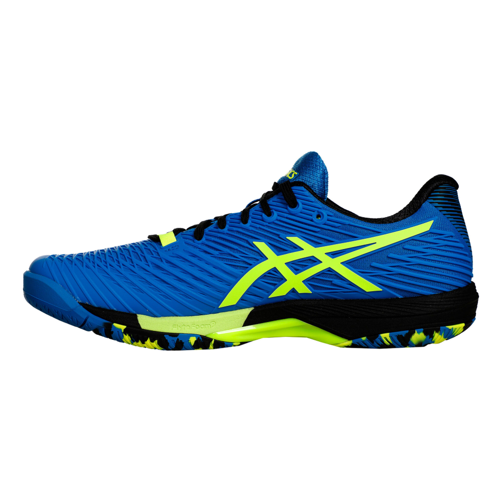 Мужские теннисные кроссовки ASICS Solution Speed FF 2 All Court Shoe Men - Blue, Neon Yellow