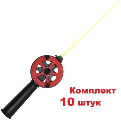 Удочка для зимней рыбалки Три Кита "Профи" УП-2, с неопреновой ручкой, (упк. 3шт.) (удочка зимняя)