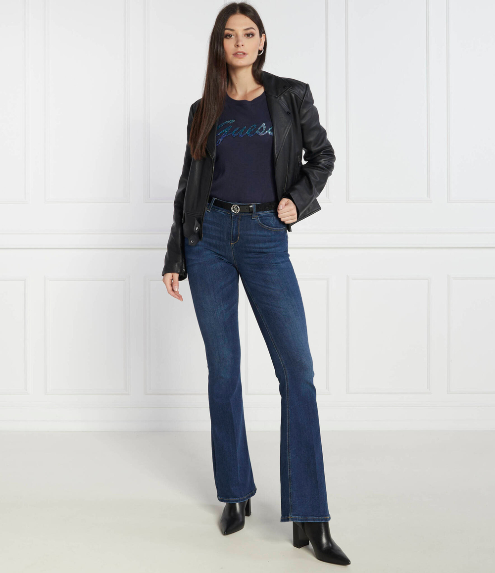 Блузка GUESS - темно-синий(W3BR22 Z2NQ2)