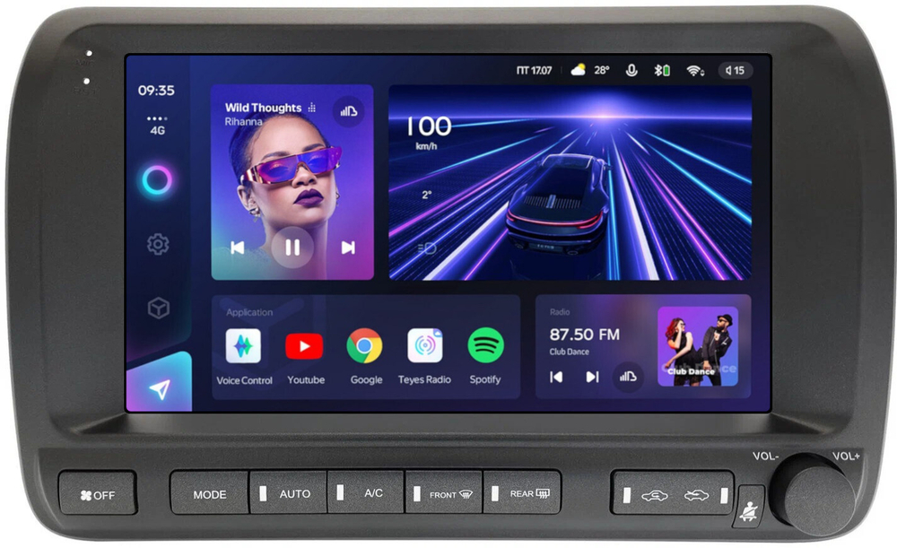 Магнитола для Toyota Crown / Crown Majesta S170 1999-2004 - Teyes CC3 монитор 10" QLED на Android 10, ТОП процессор, 4Гб+32Гб, CarPlay, 4G SIM-слот